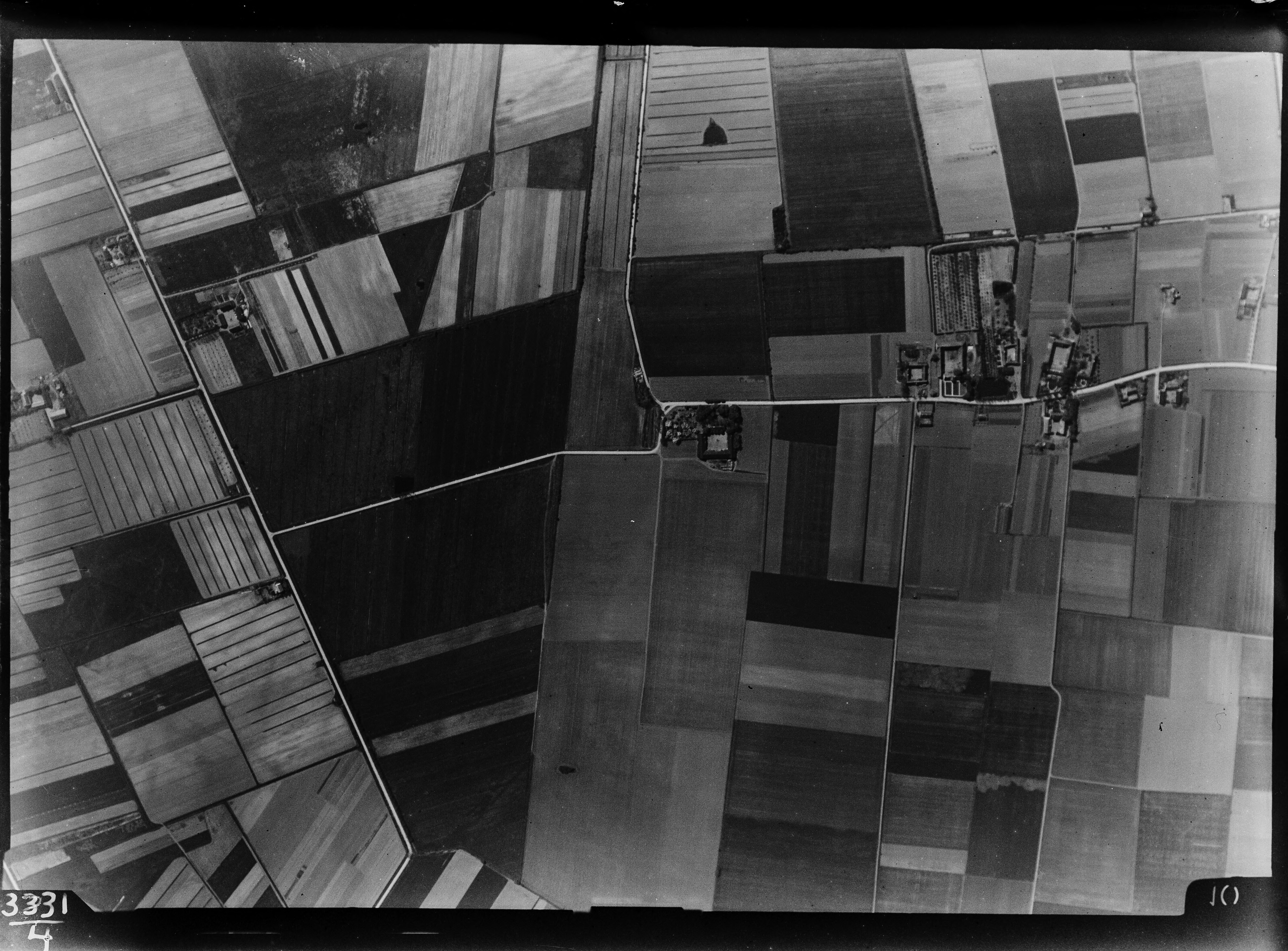 Lodfoto fra 1926 taget 604 meter fra Vipstjertevej 8