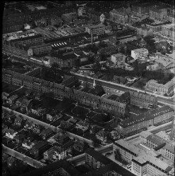 thumbnail: Skråfoto fra 1960 taget 74 meter fra Dronningensvej 2, 1. 