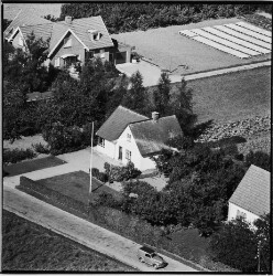 thumbnail: Skråfoto fra 1958 taget 4 meter fra Torslundevej 46