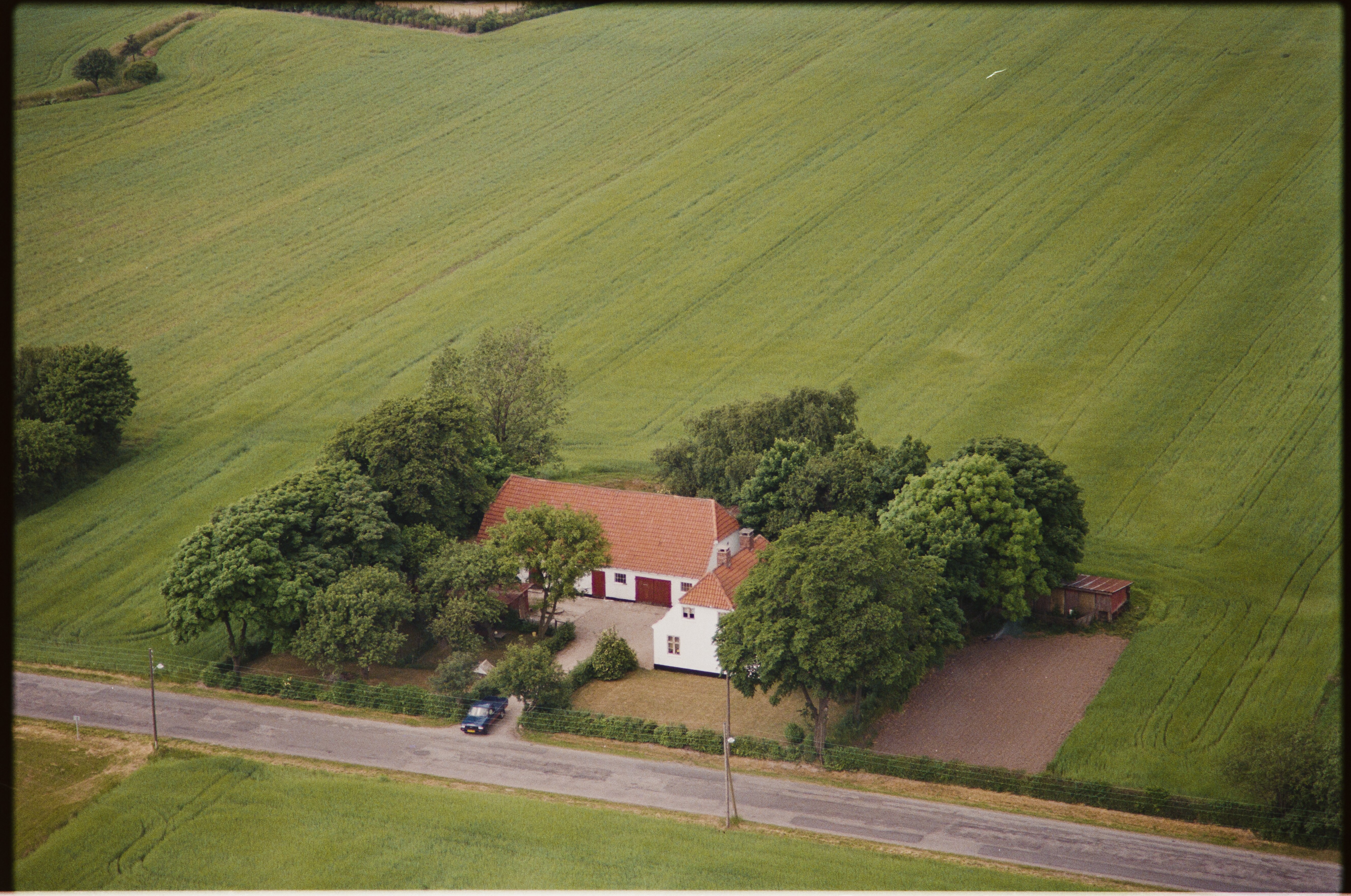 Skråfoto fra 1988 taget 5 meter fra Brøndbyvej 166