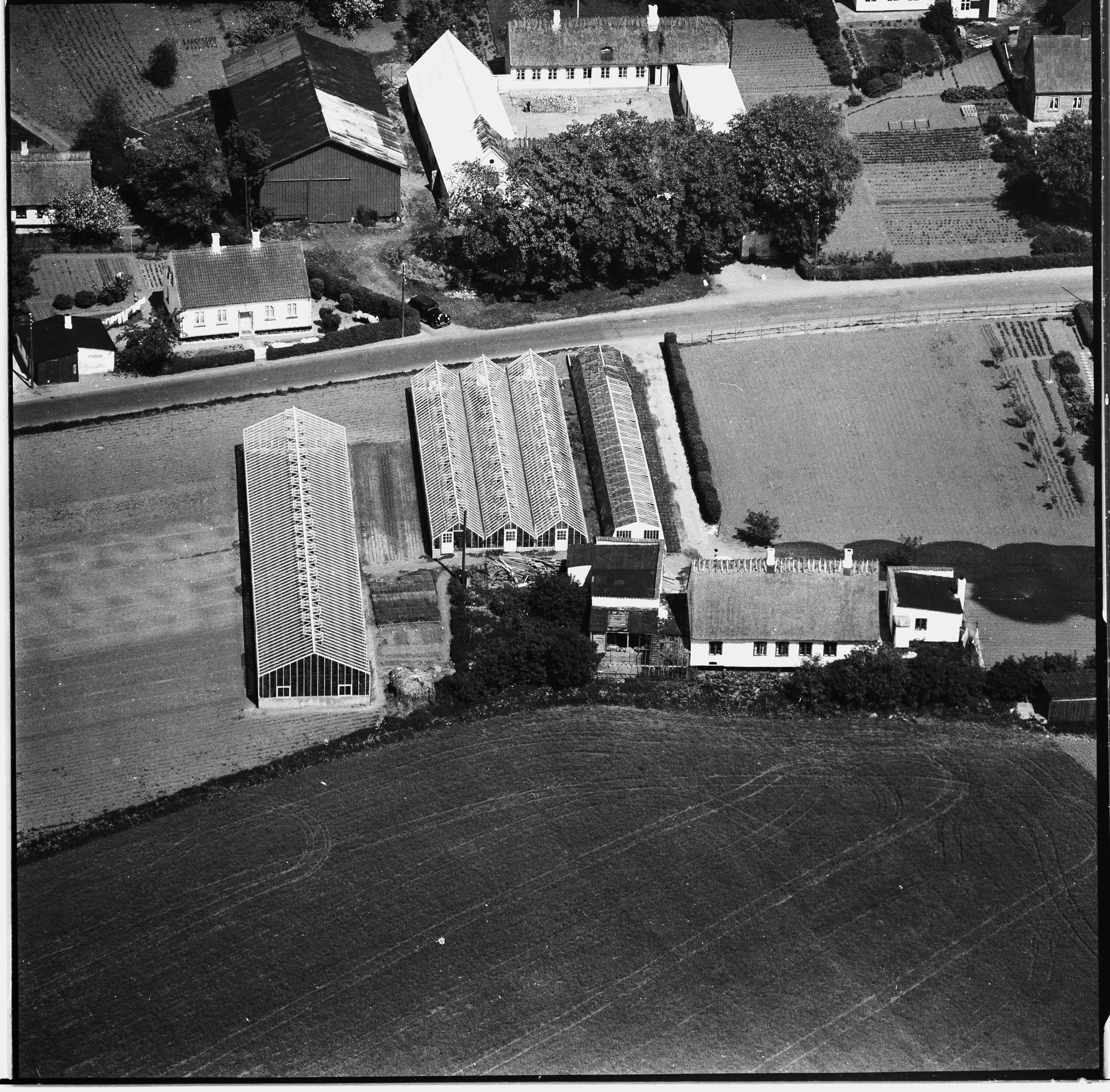 Skråfoto fra 1960 taget 66 meter fra Haretoften 1