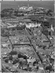 thumbnail: Skråfoto fra 1928-1967 taget 78 meter fra Stjernegade 17B, 1. 