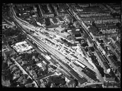 thumbnail: Skråfoto fra 1932-1950 taget 51 meter fra Solbjerg Plads 3B, 3. 