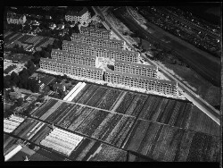 thumbnail: Skråfoto fra 1932-1950 taget 124 meter fra Flakholmen 1, st. th