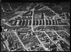 thumbnail: Skråfoto fra 1932-1950 taget 56 meter fra Vibevej 59, 1. tv