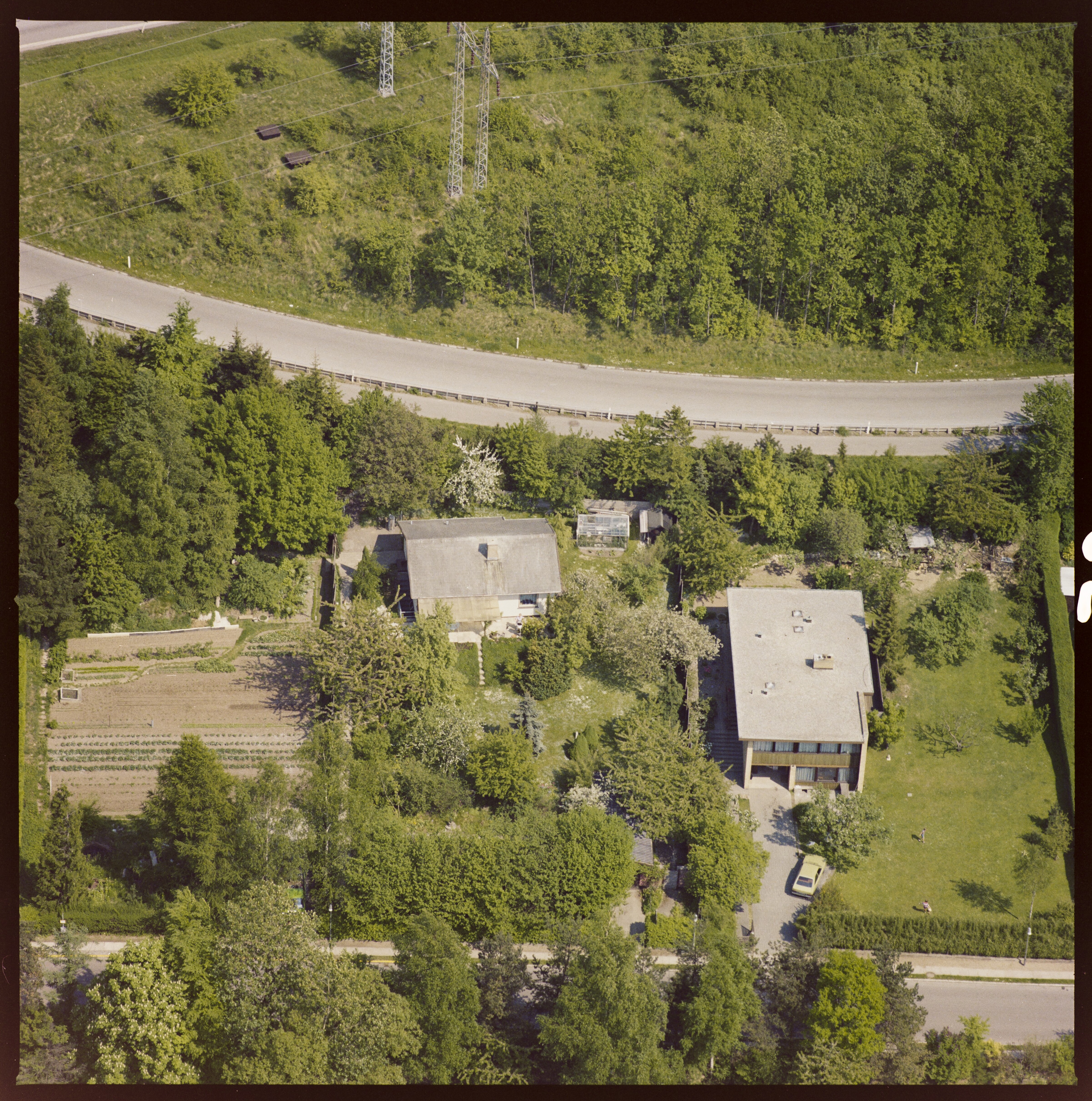 Skråfoto fra 1981 taget 13 meter fra Vejdammen 68
