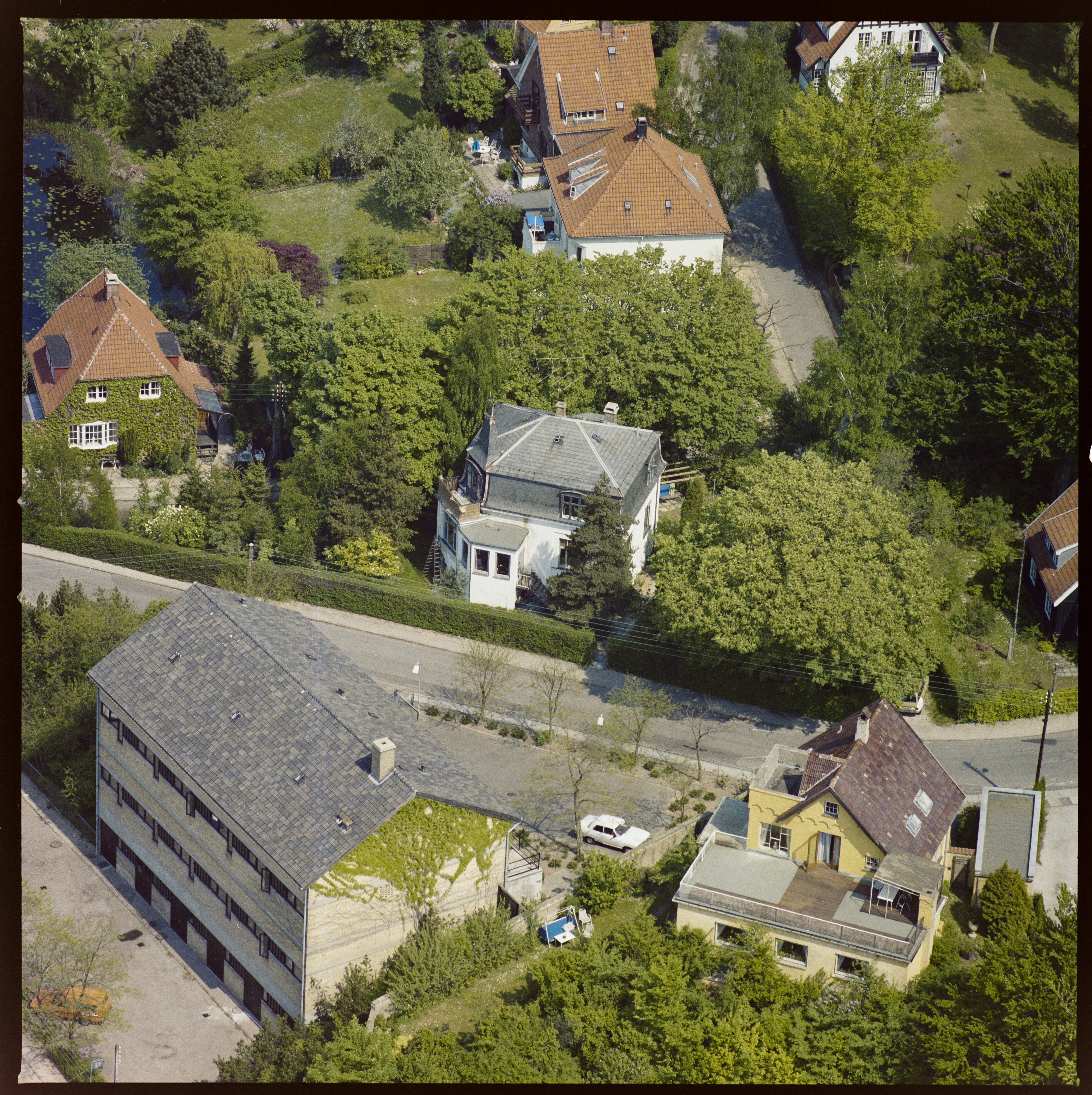 Skråfoto fra 1981 taget 39 meter fra Agnetevej 3