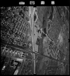 thumbnail: Skråfoto fra 1976 taget 317 meter fra Tårnby Torv 1, 6. a