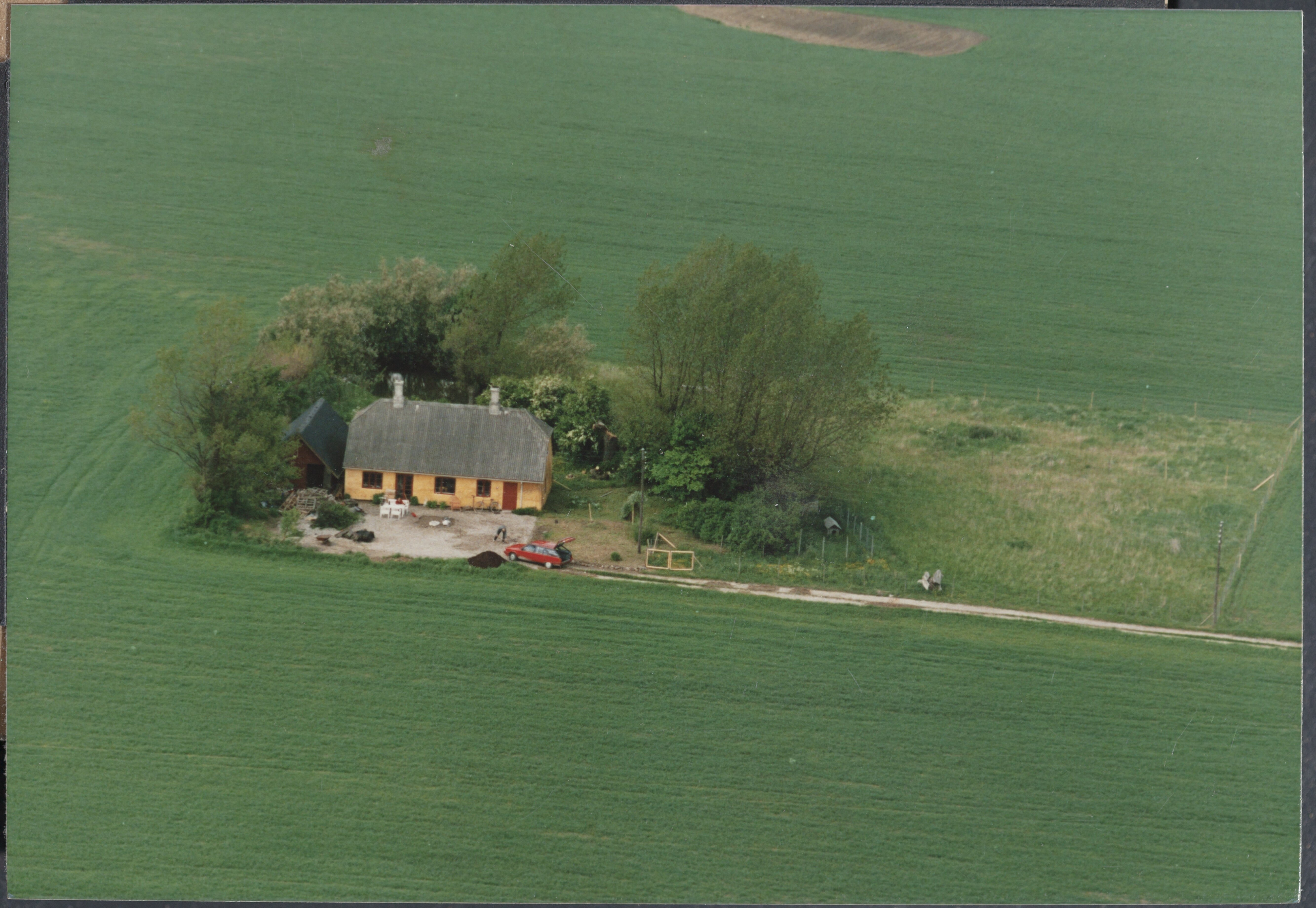 Skråfoto fra 1988 taget 5 meter fra Brønsgårdsvej 31