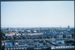 thumbnail: Skråfoto fra 1975 taget 58 meter fra Sortedam Dossering 69, 4. 