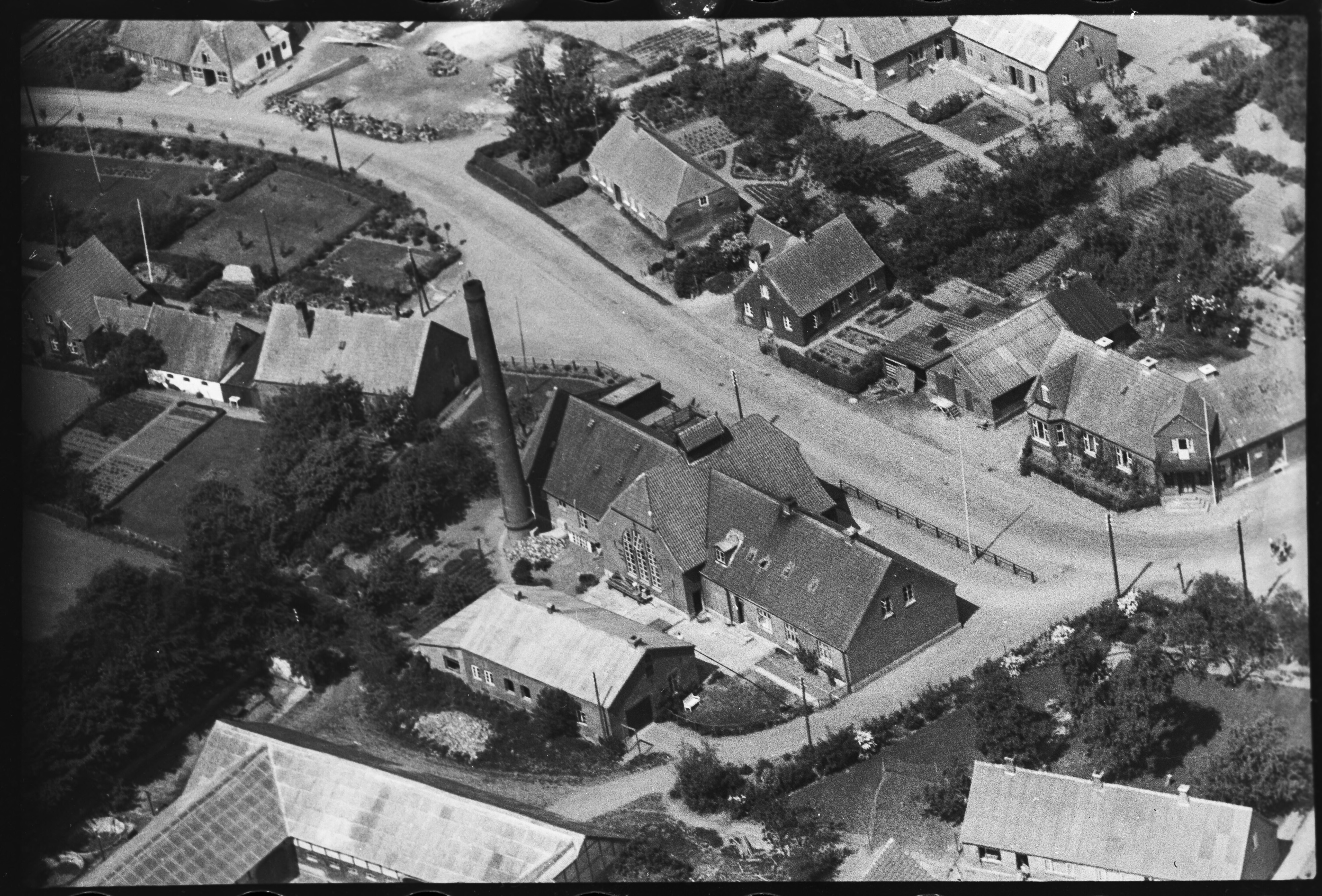 Skråfoto fra 1947 taget 9 meter fra Vinkelvej 31A, 1. 