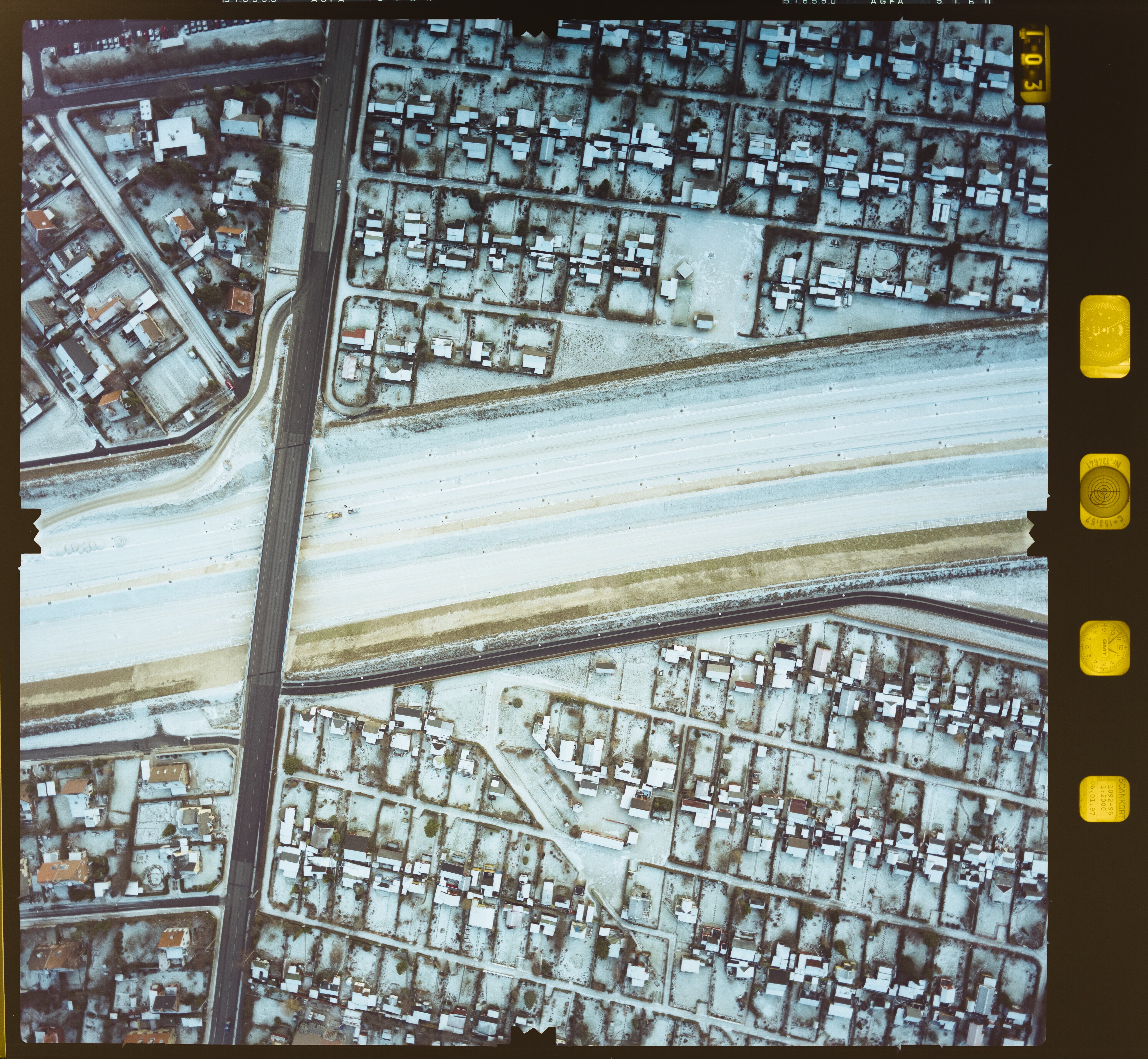 Lodfoto fra 1995 taget 59 meter fra Hf. Vestereng 110