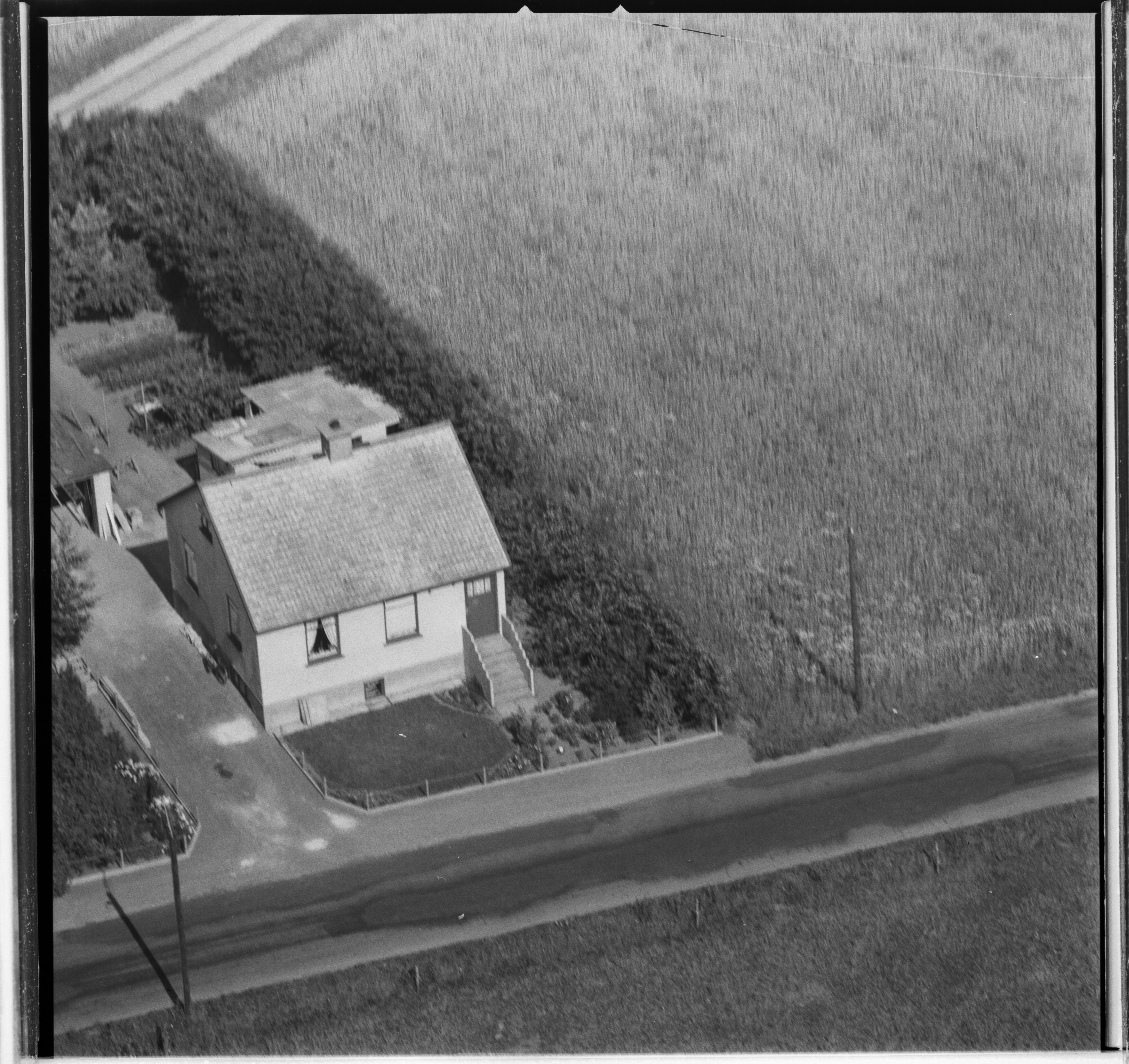 Skråfoto fra 1959 taget 2 meter fra Ellehammersvej 31
