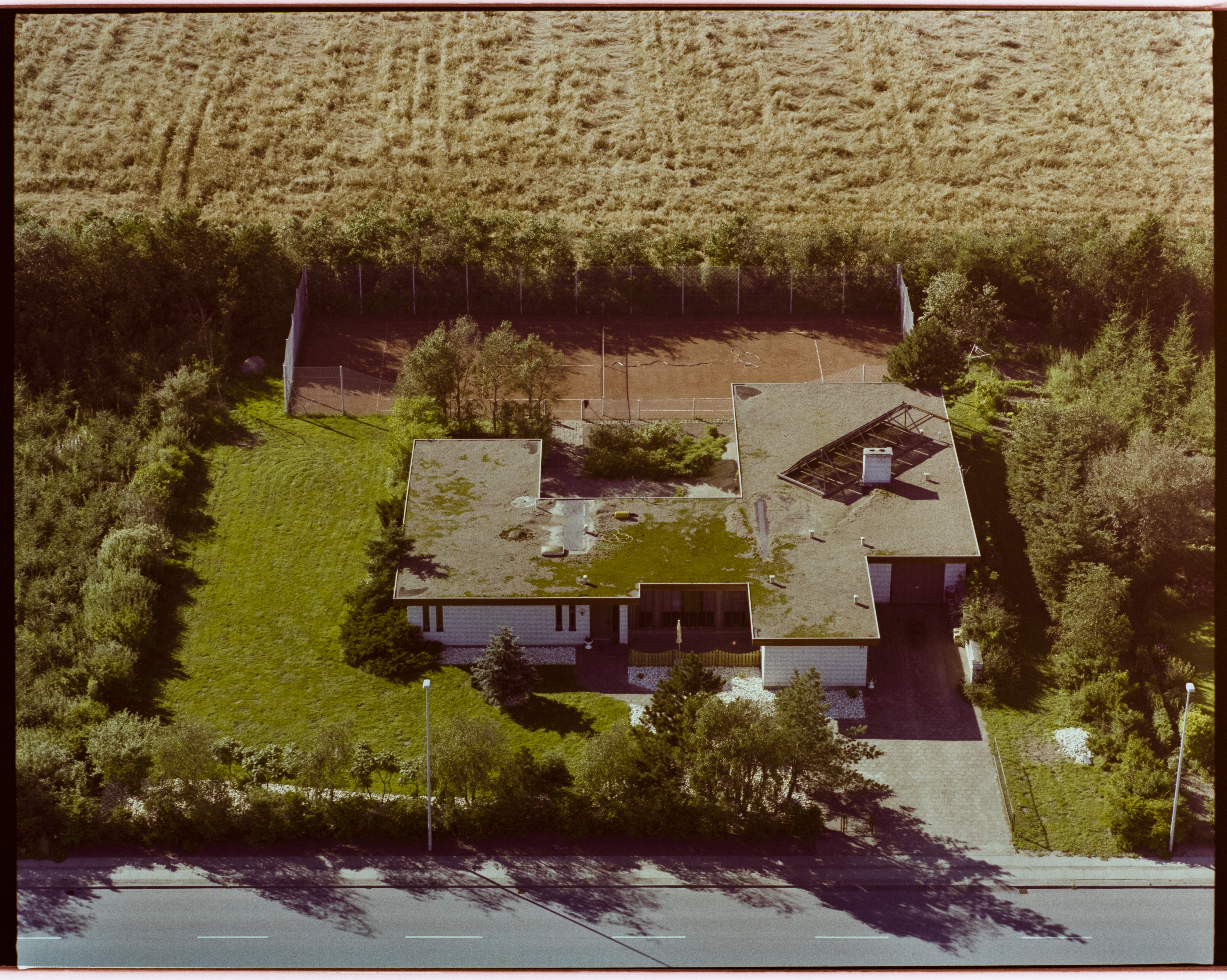 Skråfoto fra 1987 taget 3 meter fra Ellehammersvej 91