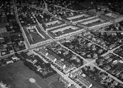 thumbnail: Skråfoto fra 1932-1950 taget 197 meter fra Bellahøjvej 130, st. tv