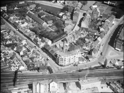 thumbnail: Skråfoto fra 1936-1939 taget 191 meter fra Skibhusvej 34, 3. th