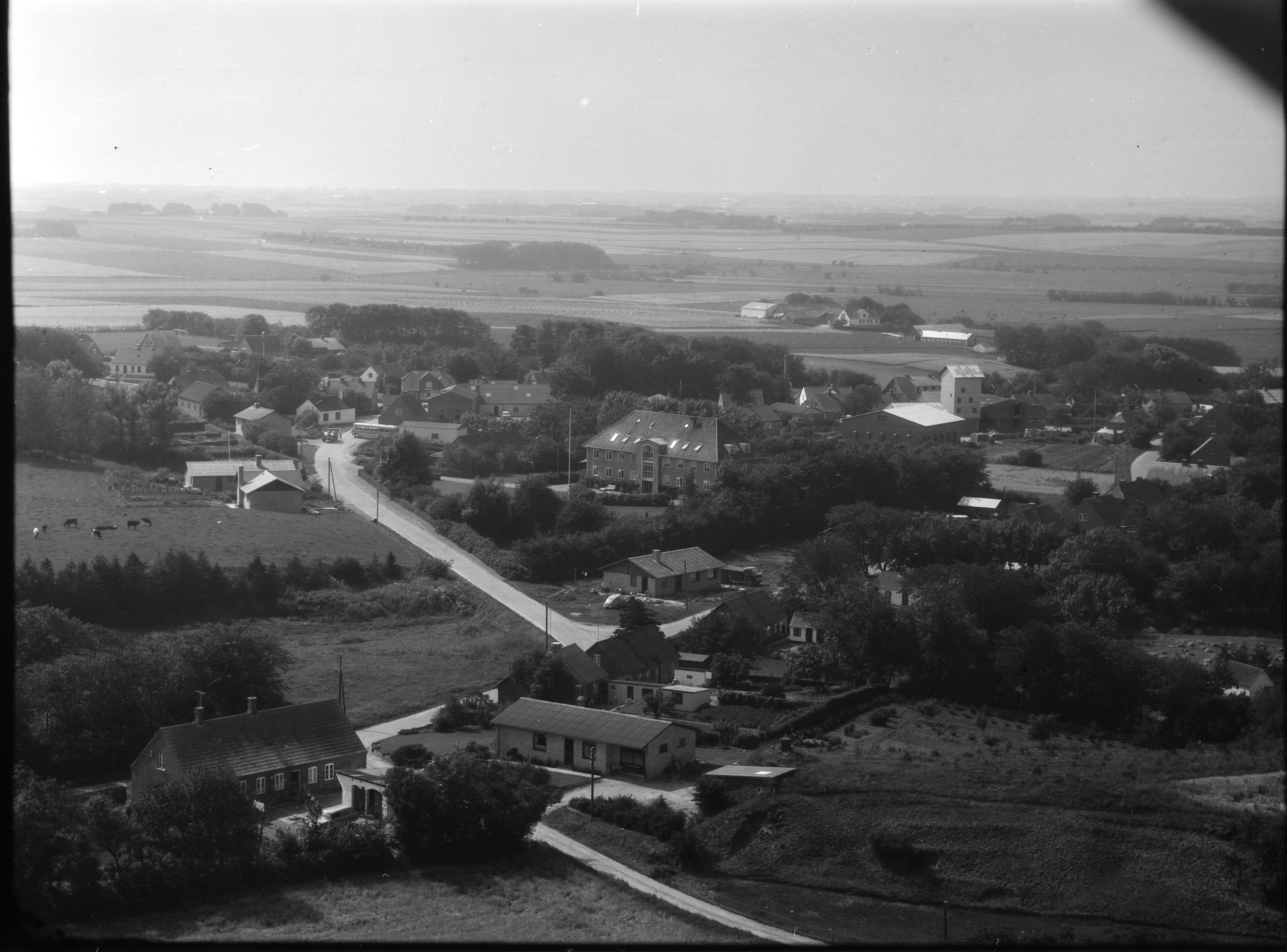 Skråfoto fra 1966 taget 42 meter fra Floutrupvej 13