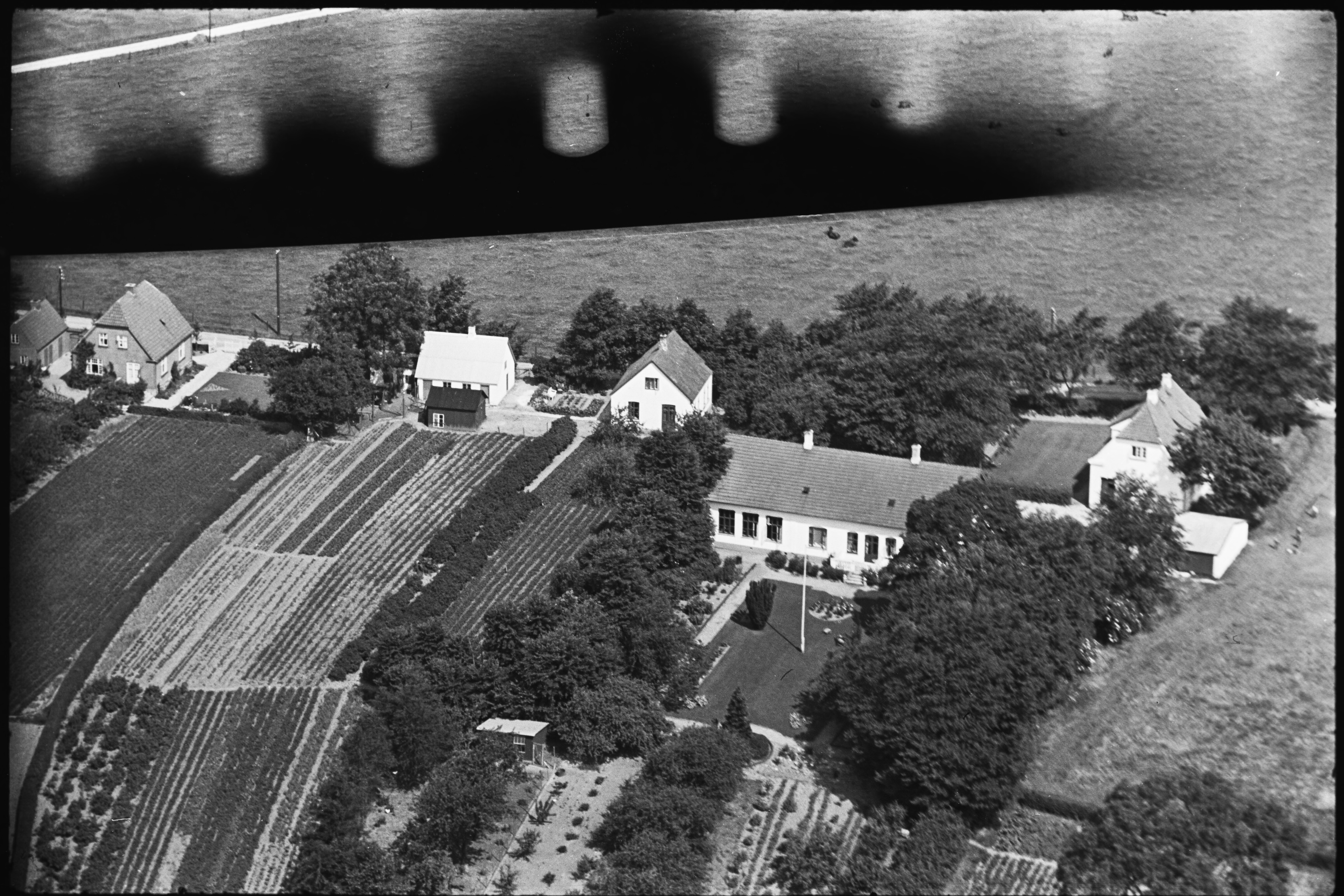 Skråfoto fra 1936-1938 taget 33 meter fra Ellekilde 8