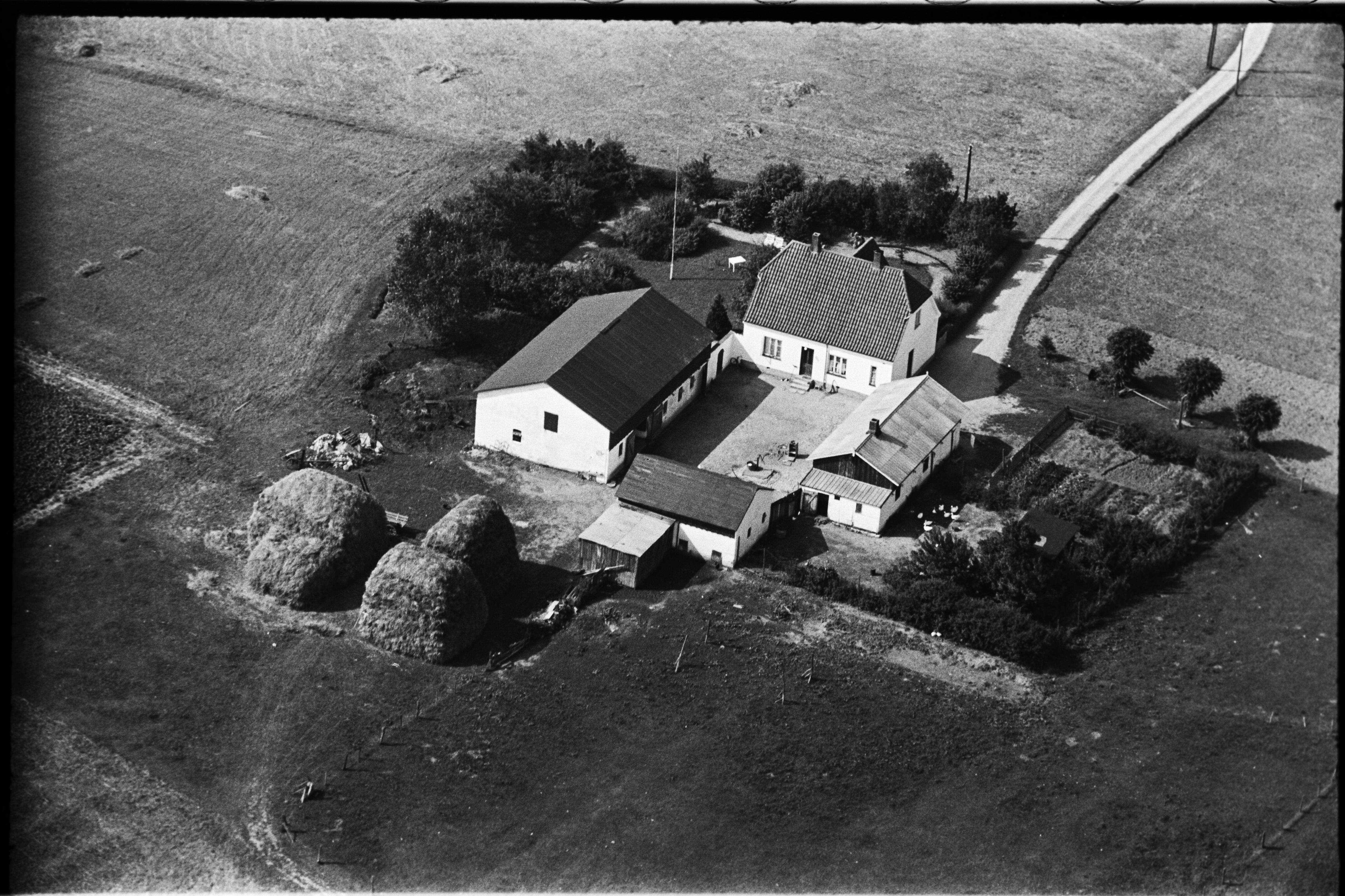 Skråfoto fra 1936-1938 taget 97 meter fra Kildebanken 18