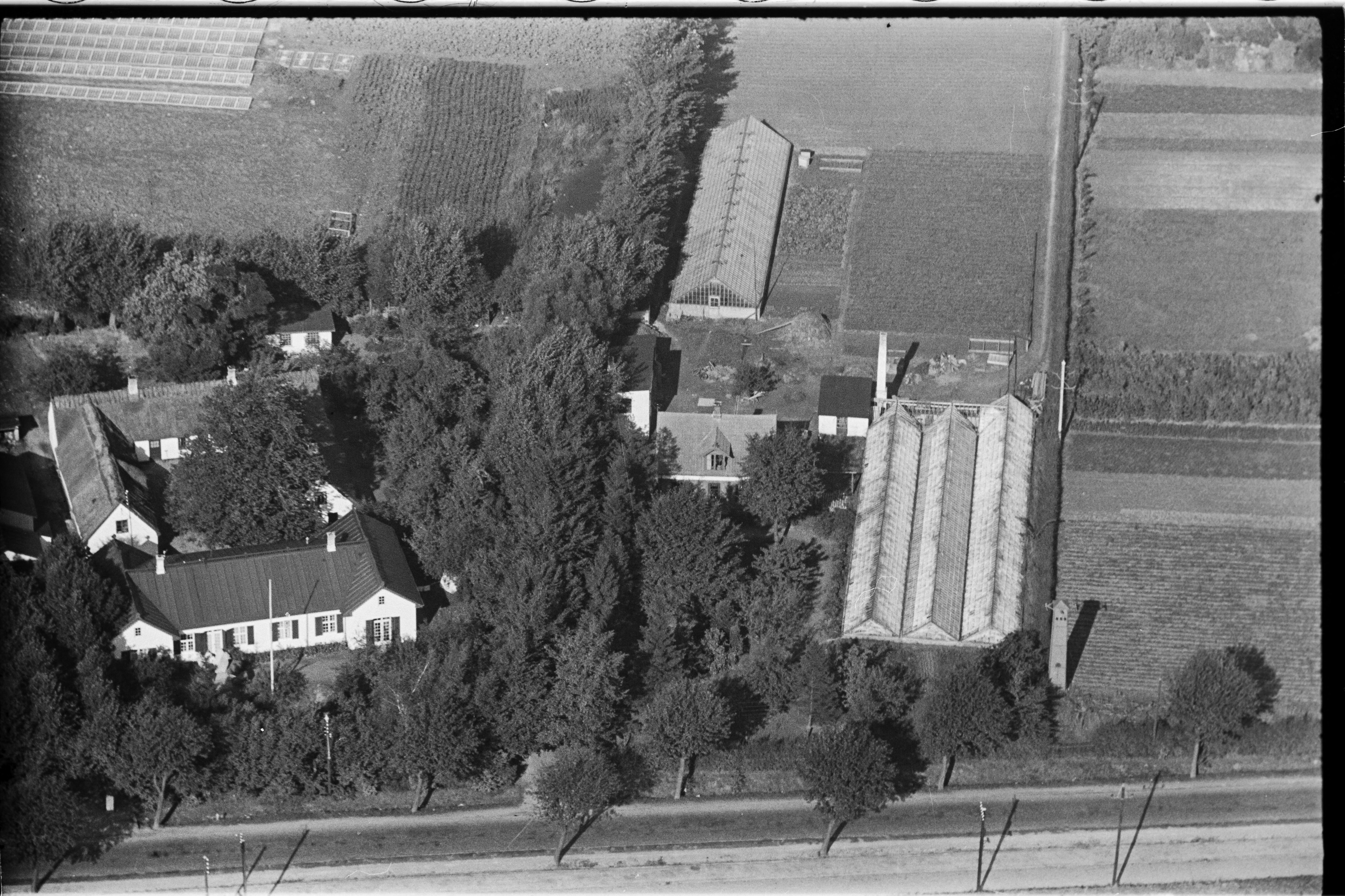 Skråfoto fra 1936-1938 taget 239 meter fra Sønderskovvej 8