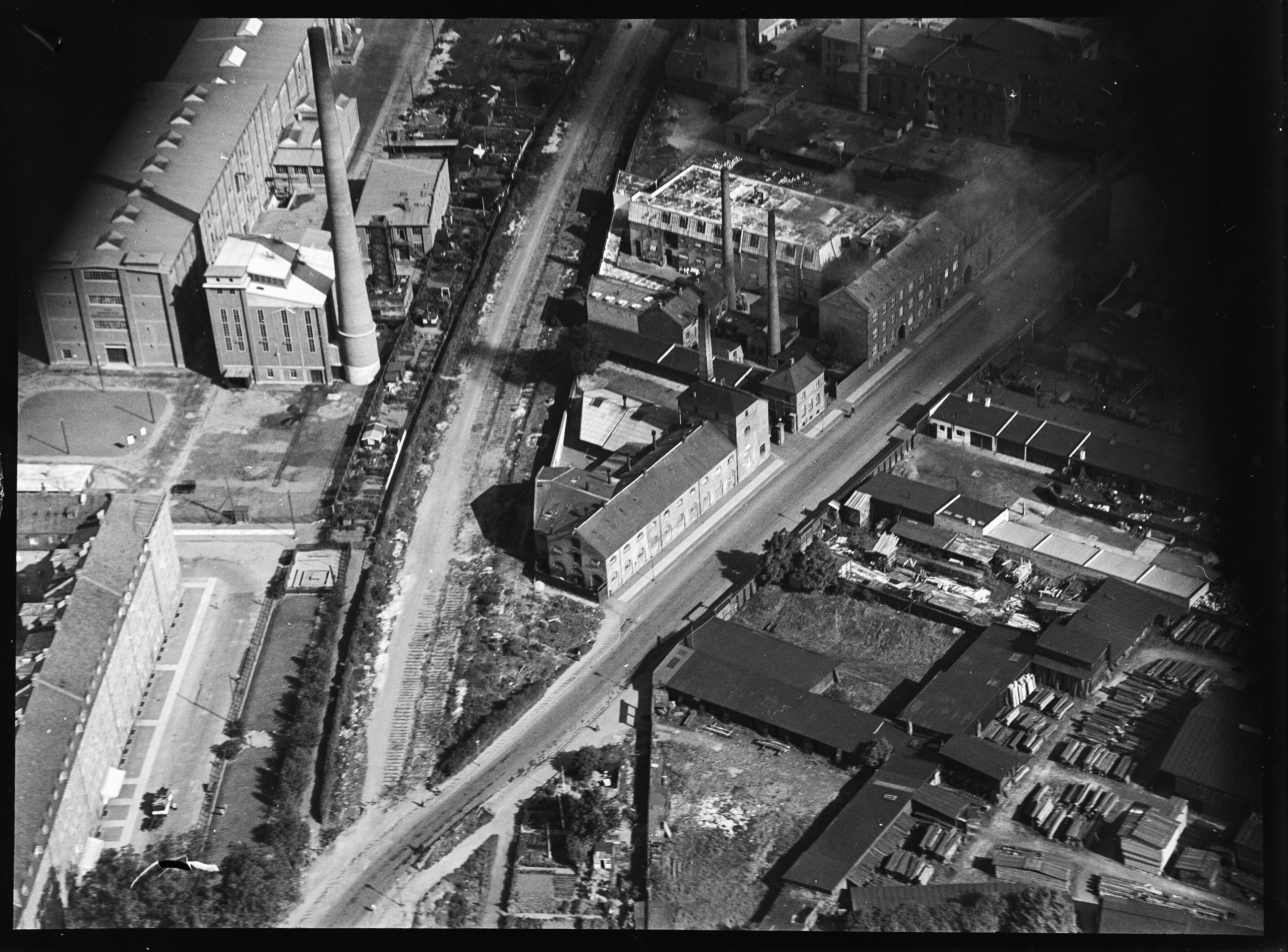 Skråfoto fra 1928-1933 taget 73 meter fra Slejpnersgade 10, 2. tv