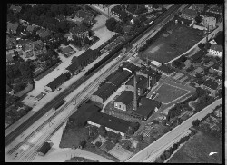 thumbnail: Skråfoto fra 1928-1933 taget 50 meter fra Stationsparken 25, st. 