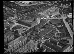 thumbnail: Skråfoto fra 1928-1933 taget 94 meter fra Fafnersgade 7, st. th