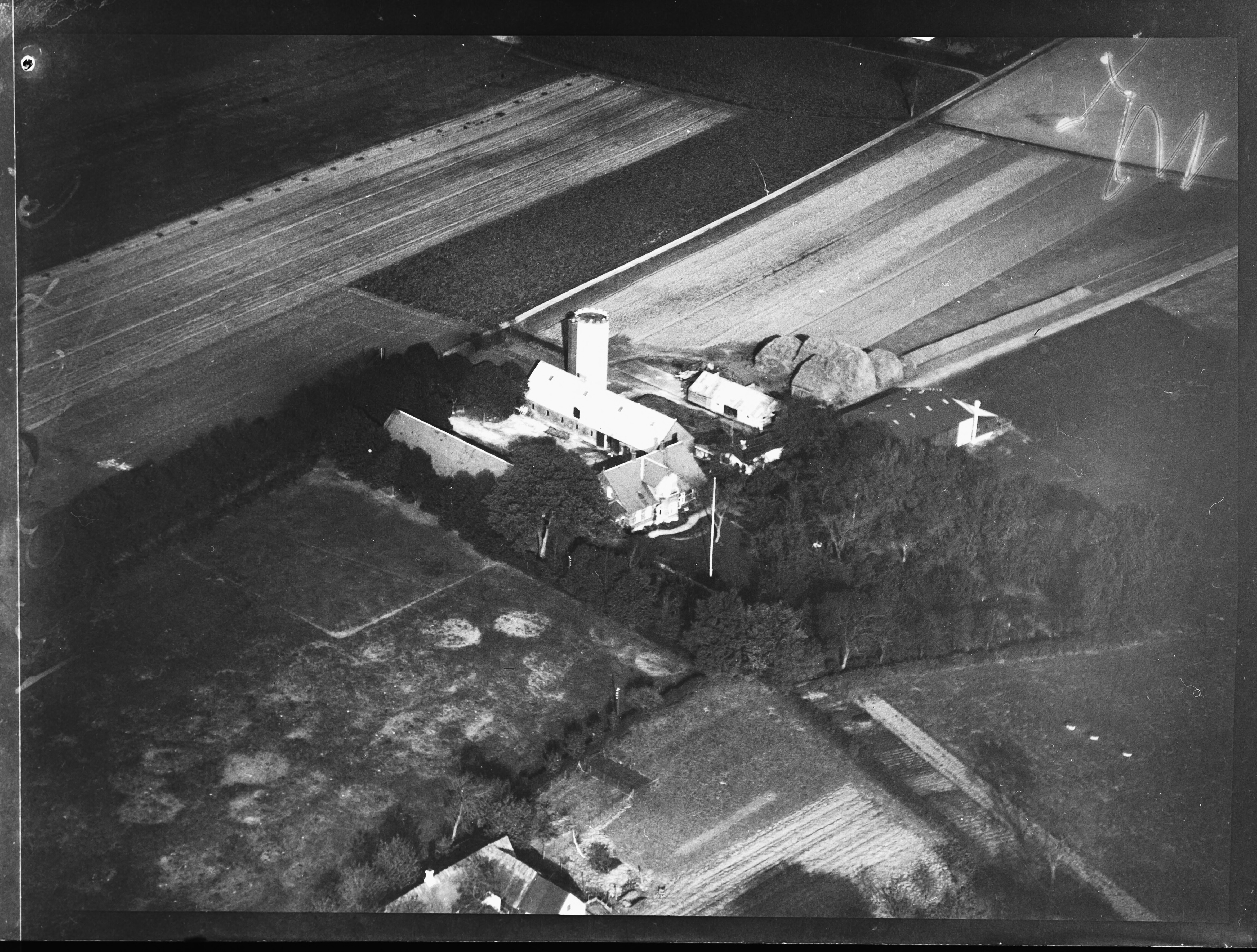 Skråfoto fra 1928-1933 taget 47 meter fra Lindehjørnet 12