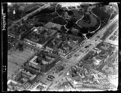thumbnail: Skråfoto fra 1932-1967 taget 71 meter fra Frederiksborggade 5A, 1. 