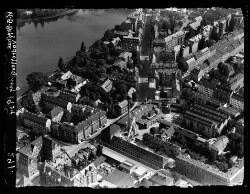 thumbnail: Skråfoto fra 1934 taget 145 meter fra Carl Plougs Vej 10, 4. tv