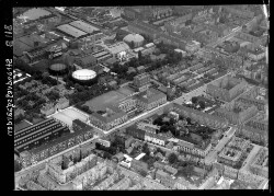 thumbnail: Skråfoto fra 1939 taget 20 meter fra Østerbrogade 214, 2. tv