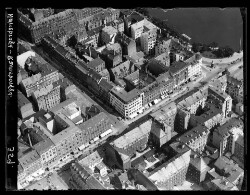 thumbnail: Skråfoto fra 1934 taget 32 meter fra Nørrebrogade 14, st. th