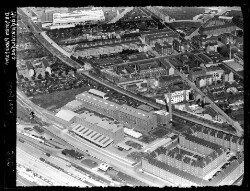 thumbnail: Skråfoto fra 1934 taget 74 meter fra Hothers Plads 9, 4. tv