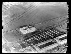 thumbnail: Skråfoto fra 1935 taget 193 meter fra Vognmandsmarken 53, 3. tv