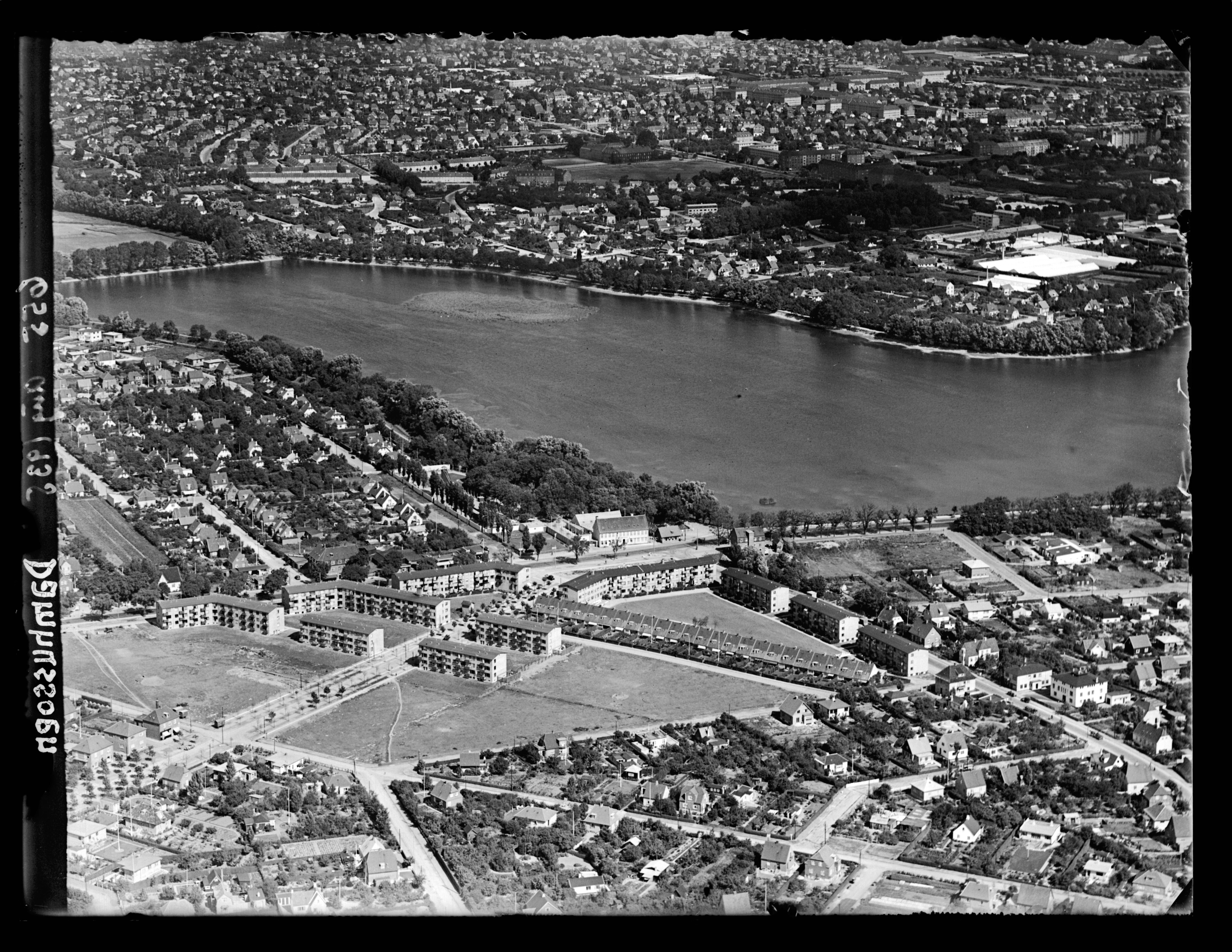 Skråfoto fra 1935 taget 474 meter fra Damhus Boulevard 54A