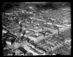 thumbnail: Skråfoto fra 1935 taget 50 meter fra Nyborggade 11F, 7. 282