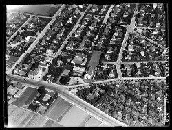 thumbnail: Skråfoto fra 1936 taget 214 meter fra Vatnavej 24