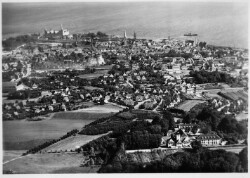 thumbnail: Skråfoto fra 1936 taget 201 meter fra Holger Drachmannsvej 12