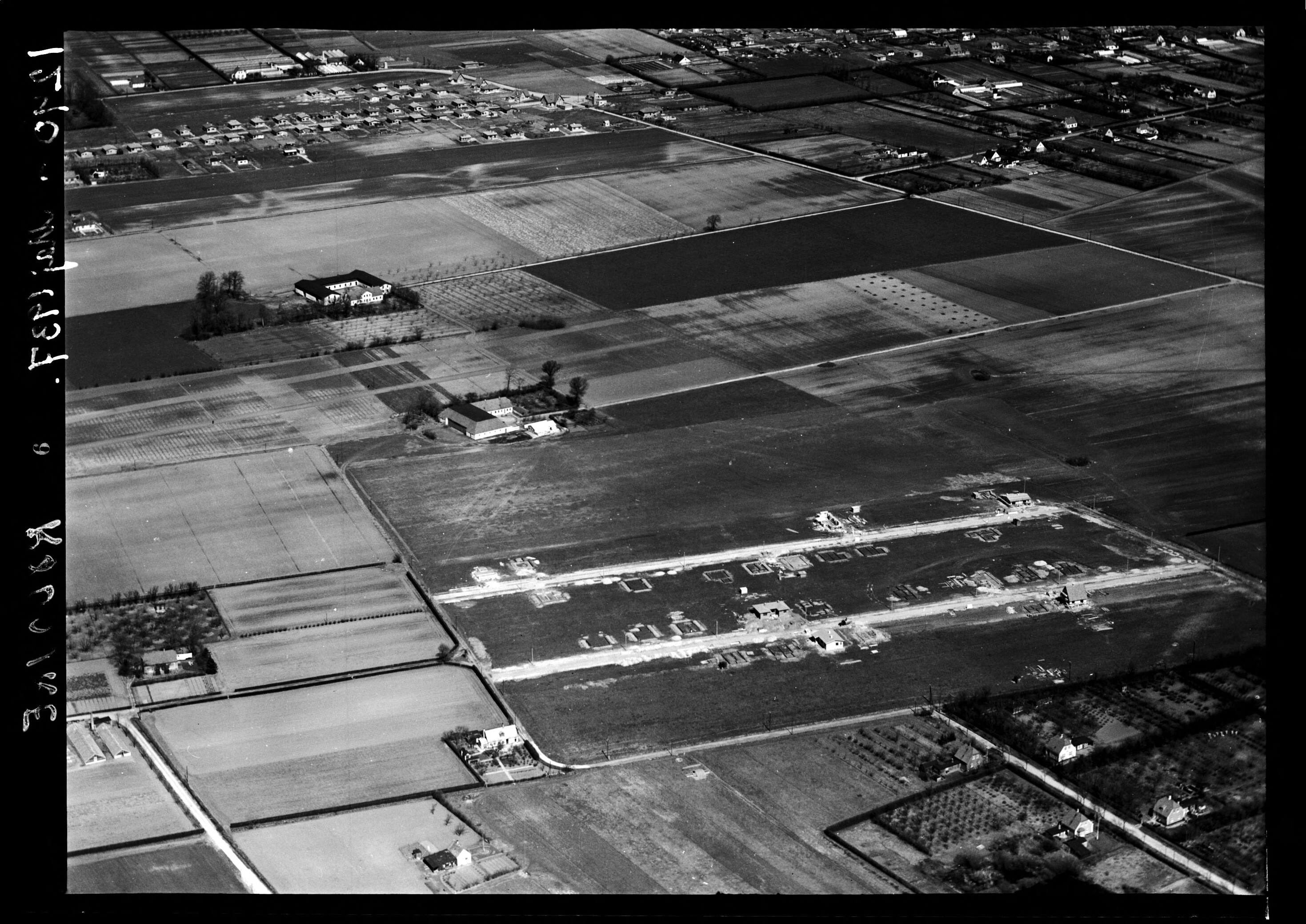 Skråfoto fra 1937 taget 198 meter fra Rødovre Parkvej 228