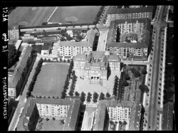 thumbnail: Skråfoto fra 1937 taget 39 meter fra P.G. Ramms Alle 23, 3. tv