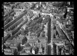 thumbnail: Skråfoto fra 1937 taget 29 meter fra Istedgade 66, st. th