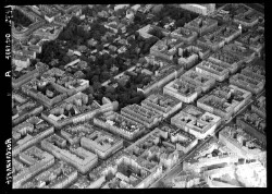 thumbnail: Skråfoto fra 1937 taget 46 meter fra Rosenvængets Allé 37A