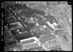 thumbnail: Skråfoto fra 1937 taget 85 meter fra Næstvedgade 23, 2. tv