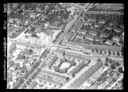 thumbnail: Skråfoto fra 1938 taget 101 meter fra Hillerødgade 175, st. mf