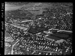 thumbnail: Skråfoto fra 1946 taget 67 meter fra Husum Vænge 20, st. th