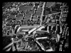 thumbnail: Skråfoto fra 1946 taget 143 meter fra Wittenberggade 25, 1. th