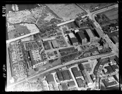 thumbnail: Skråfoto fra 1947 taget 38 meter fra Øresund Parkvej 17, 4. tv