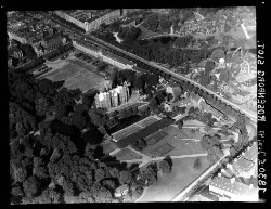 thumbnail: Skråfoto fra 1947 taget 41 meter fra Adelgade 57, 3. th