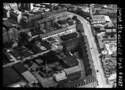 thumbnail: Skråfoto fra 1947 taget 49 meter fra Glentevej 44, 1. tv