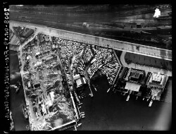 thumbnail: Skråfoto fra 1949 taget 46 meter fra Strandvænget 55B